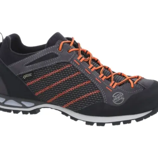 H.A.D. Hanwag Makra Low Gtx Shoe – Asphalt/Orange Discount