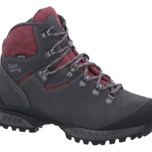 H.A.D. Hanwag Tatra Ii Lady Gtx Women'S Hiking Shoes – Asphalt/Dark Garnet Outlet