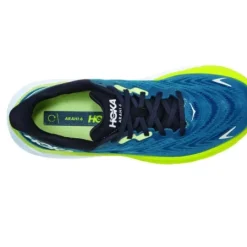 H.A.D. Hoka Arahi 6 Wide Running Shoes – Blue Graphite / Blue Coral Outlet