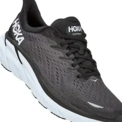 H.A.D. Hoka Clifton 8 Running Shoes – Black / White Sale