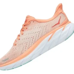 H.A.D. Hoka Clifton 8 Women'S Running Shoes – Cantaloupe / Silver Peony Sale