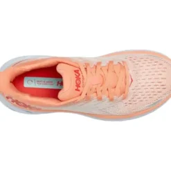 H.A.D. Hoka Clifton 8 Women'S Running Shoes – Cantaloupe / Silver Peony Sale