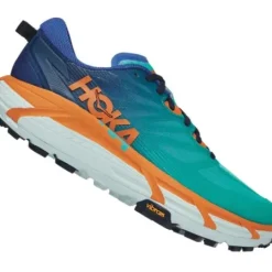 H.A.D. Hoka Mafate Speed 3 Running Shoes – Dazzling Blue / Desert Sun Discount