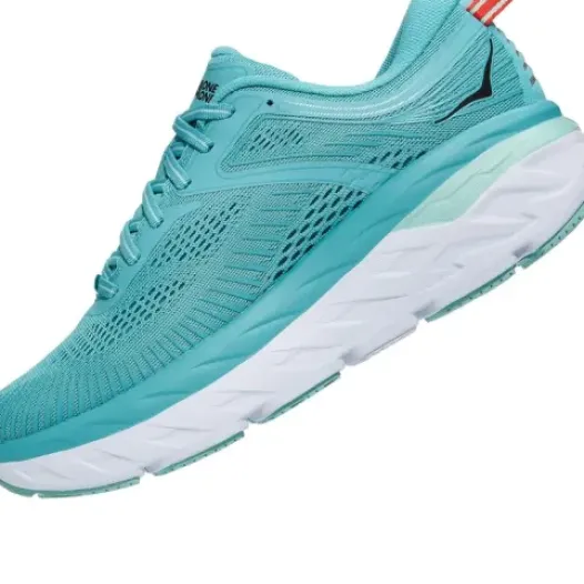 H.A.D. Hoka One One Bondi 7 Wide Women'S Running Shoes – Aquarelle / Eggshell Blue Sale