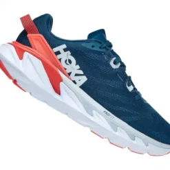 H.A.D. Hoka One One Elevon 2 Women'S Running Shoes – Moroccan Blue / Hot Coral Outlet
