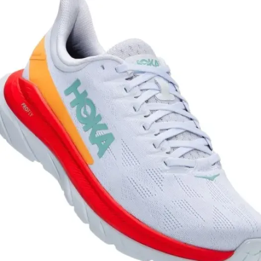 H.A.D. Hoka One One Mach 4 Women'S Running Shoes – White / Fiesta Outlet