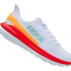 H.A.D. Hoka One One Mach 4 Women'S Running Shoes – White / Fiesta Outlet