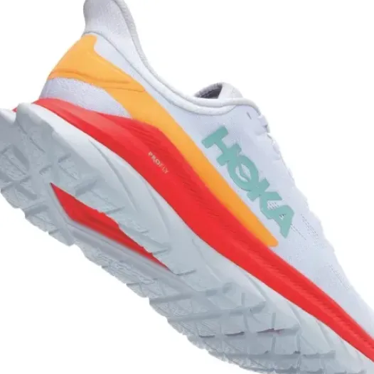 H.A.D. Hoka One One Mach 4 Women'S Running Shoes – White / Fiesta Outlet