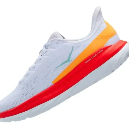 H.A.D. Hoka One One Mach 4 Women'S Running Shoes – White / Fiesta Outlet