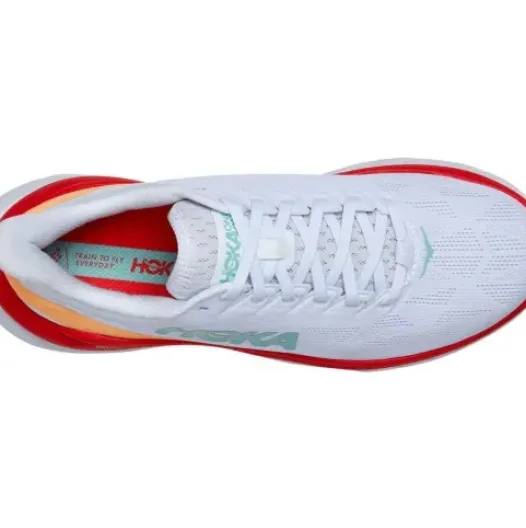 H.A.D. Hoka One One Mach 4 Women'S Running Shoes – White / Fiesta Outlet