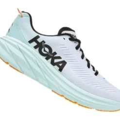 H.A.D. Hoka Rincon 3 Running Shoes – White / Blue Glass Outlet