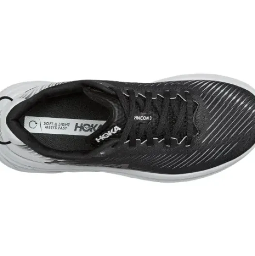 H.A.D. Hoka Rincon 3 Wide Women'S Running Shoes – Black / White Outlet