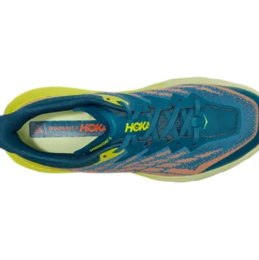 H.A.D. Hoka Speedgoat 5 Running Shoes – Blue Coral / Evening Primrose Discount