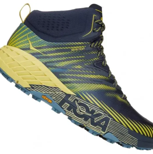 H.A.D. Hoka Speedgoat Mid 2 Gore-Tex Running Shoes – Ombre Blue / Blue Sheen Discount